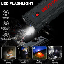 Load image into Gallery viewer, Compact Car Jump Starter with Intelligent Safety Features &amp; Dual Device Charging