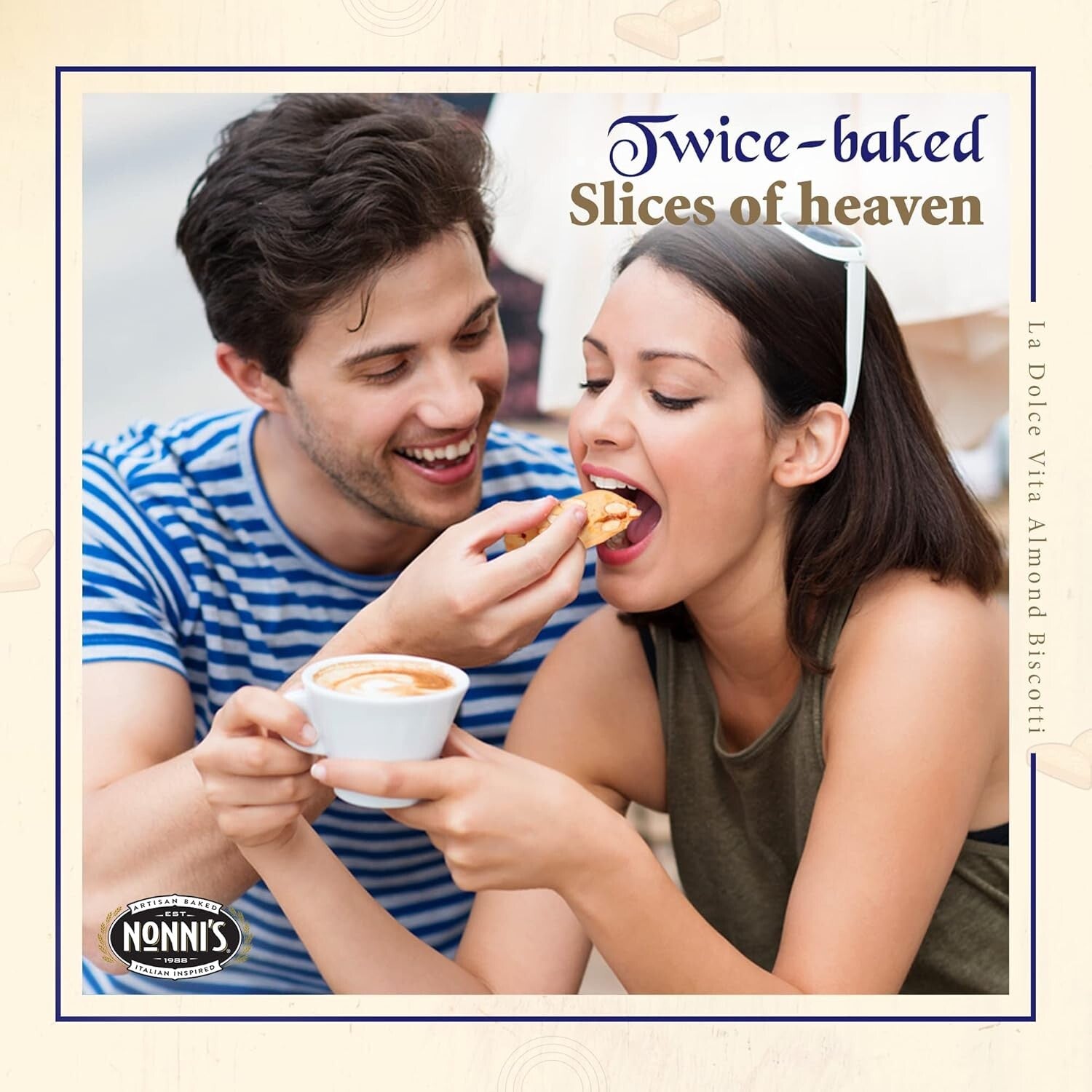 Deliciously Crunchy Italian Almond Biscotti - 4x34oz Perfect for Coffee Lovers