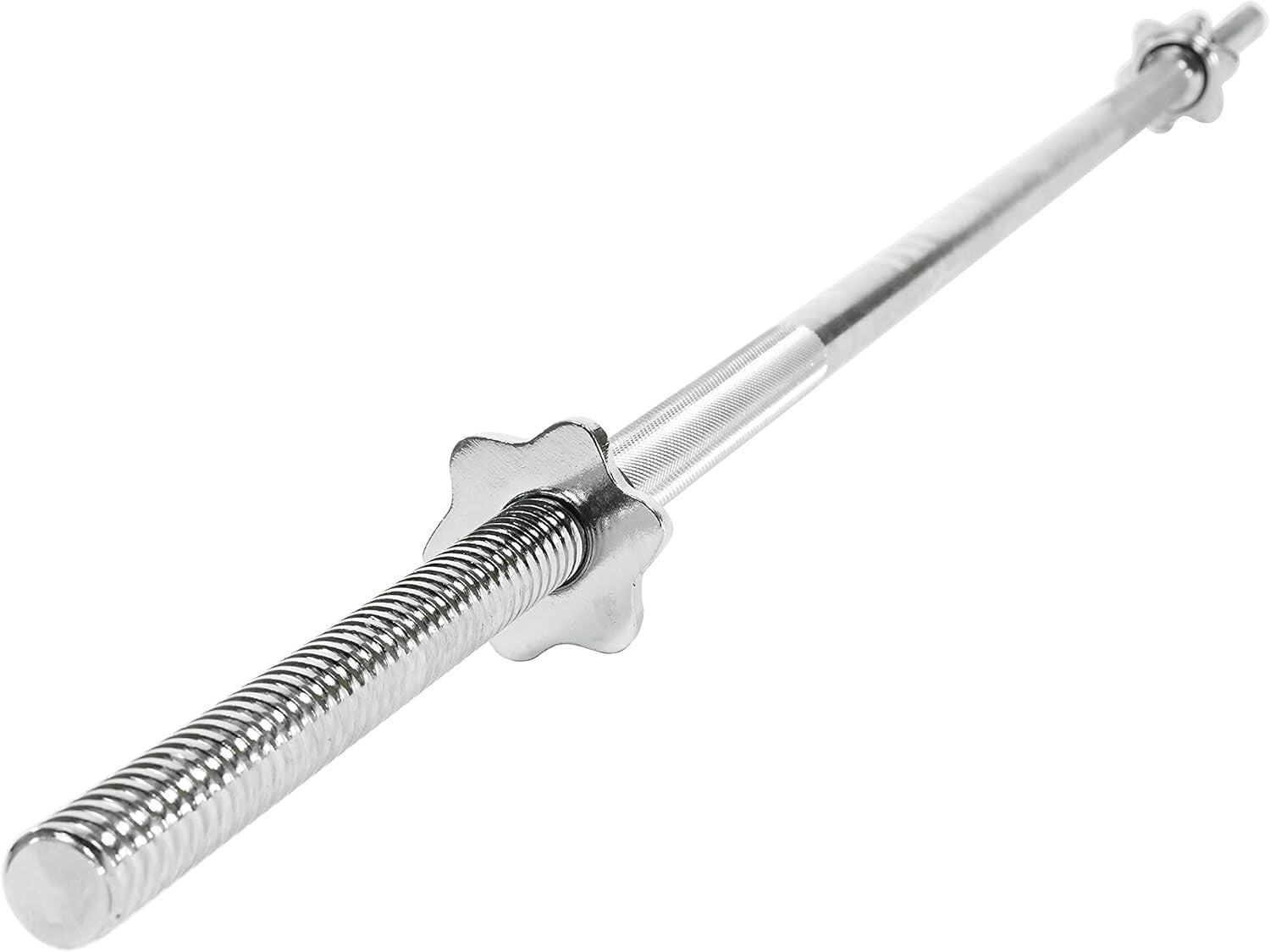 Alloy Steel 60-Inch Barbell with Threaded Grip for Weightlifting Excellence