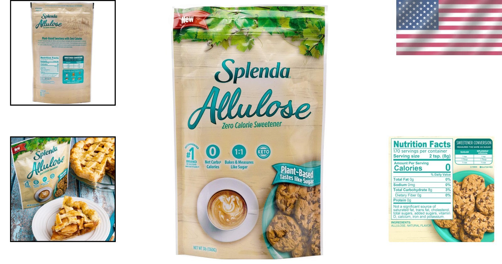 Versatile 3 lb Allulose Sweetener - Ideal for Keto Baking & Refreshing Drinks