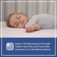 Load image into Gallery viewer, Airy Cotton Cover Crib Mattress with Waterproof Barrier &amp; Hypoallergenic Layers