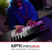 Load image into Gallery viewer, Professional USB MIDI Keyboard Controller with 8 Pads &amp; Sequencer for All Genres