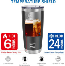 Load image into Gallery viewer, Stylish 20oz Powder Coated Travel Tumblers - Vacuum Insulated for All Day Use