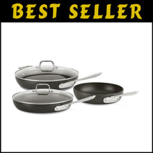 Load image into Gallery viewer, Induction Compatible Nonstick Fry Pans - HA1 Hard Anodized 5-Piece Collection