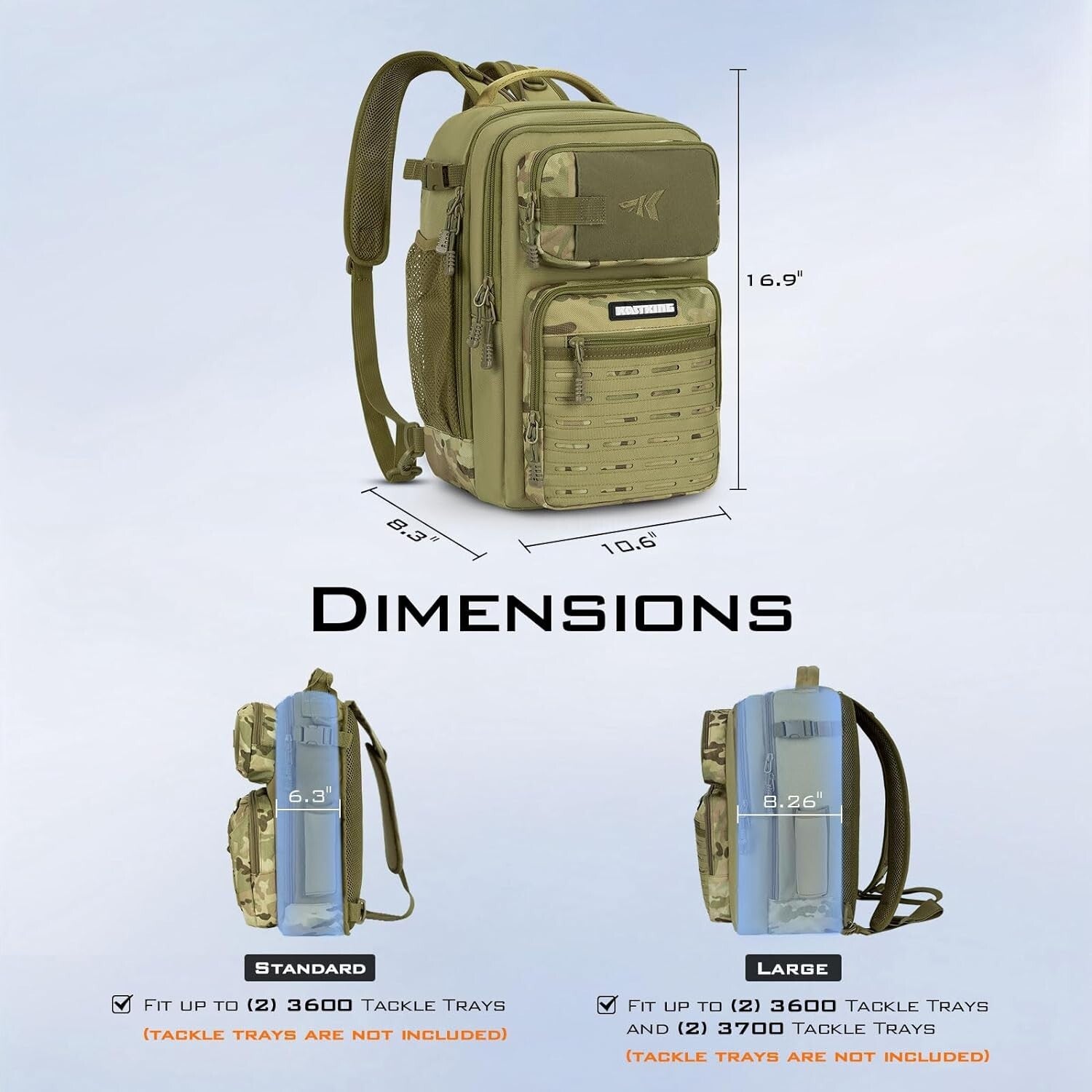 Adventure-Ready Tactical Fishing Sling Pack - Comfortable for Hikers & Anglers