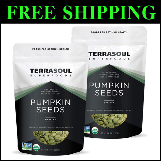 Nutritious 4 Lbs Organic Pumpkin Seeds - Ethical, Vegan, Money-Back Guarantee
