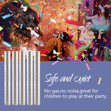 Load image into Gallery viewer, Colorful Tissue Paper Confetti Wands - 40 Pack for Birthdays &amp; Graduations