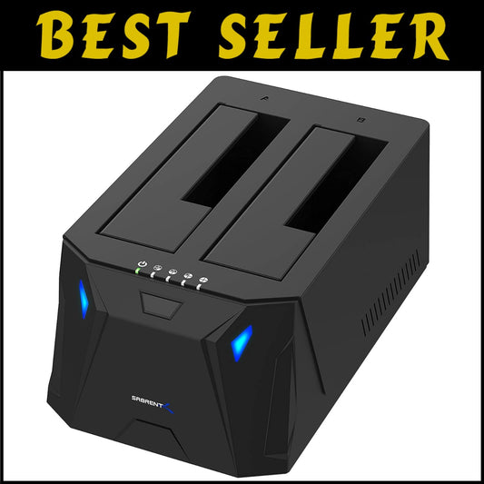 Effortless Cloning & Storage Expansion with USB 3.0 Dual Bay Hard Drive Dock