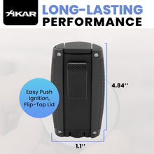 Load image into Gallery viewer, Premium Windproof Butane Torch Lighter with EZ-View Window &amp; Ergonomic Grip