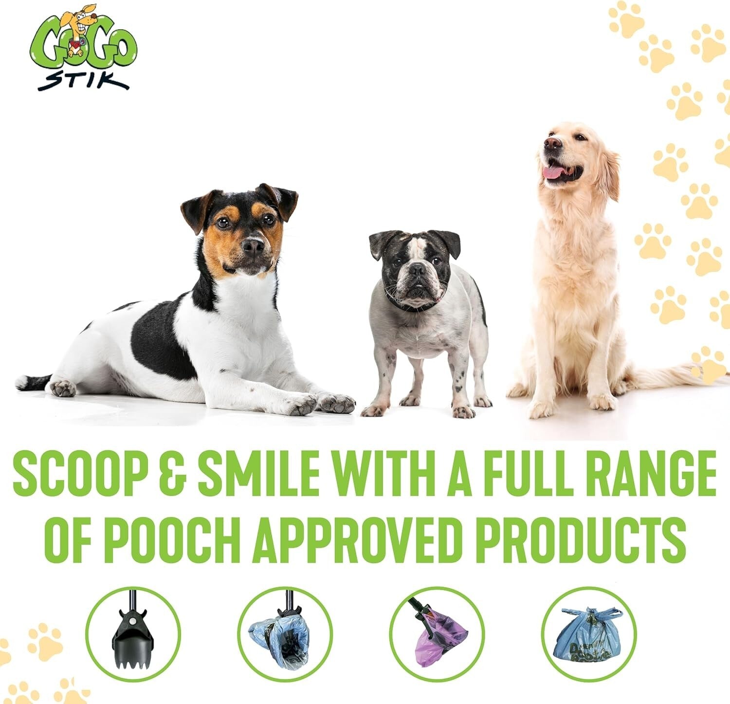 Compact Ergonomic Pooper Scooper and Rake Combo for Efficient Dog Waste Cleanup