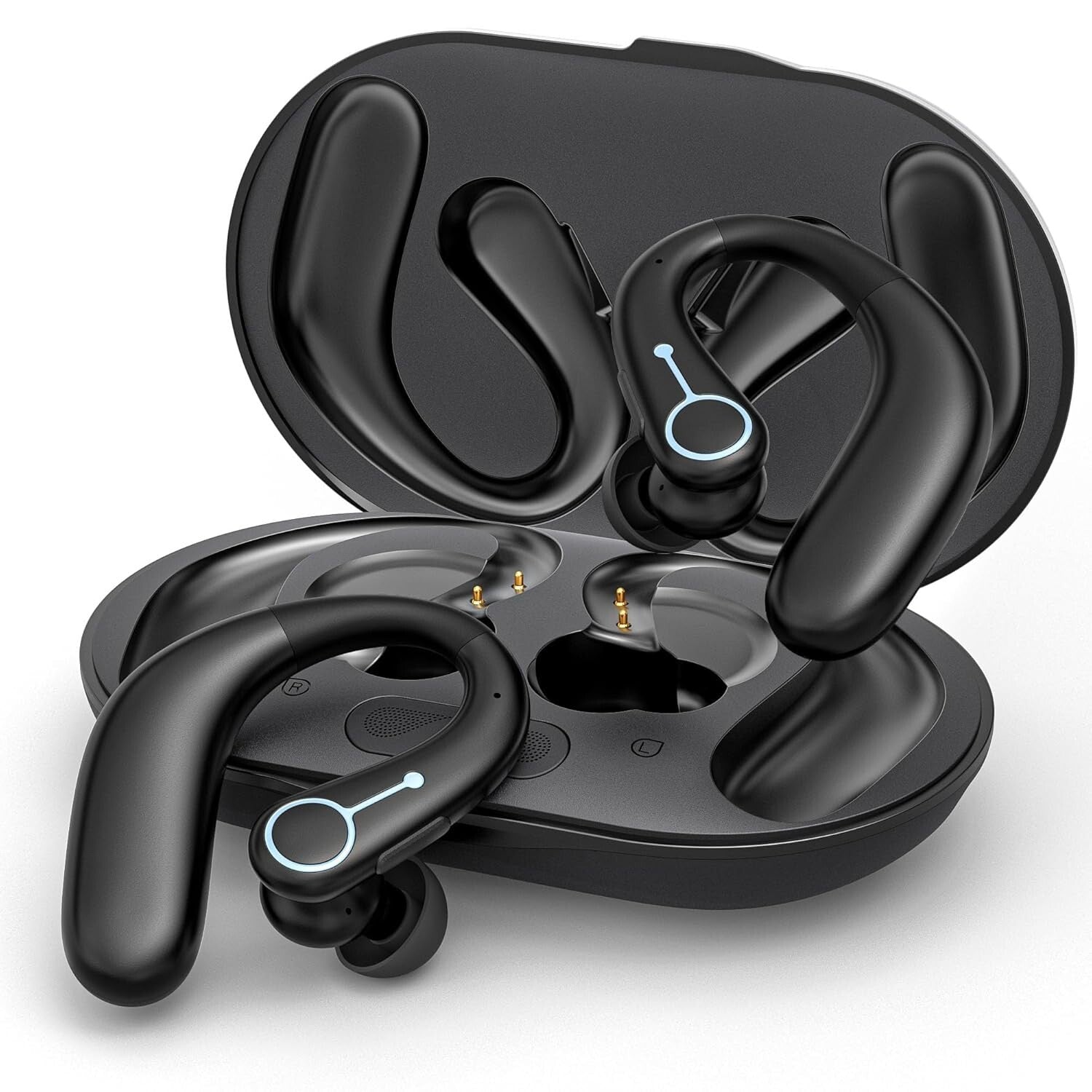 Fashionable In-Ear Hearing Aids with 5 Volume Levels & Bluetooth Connectivity