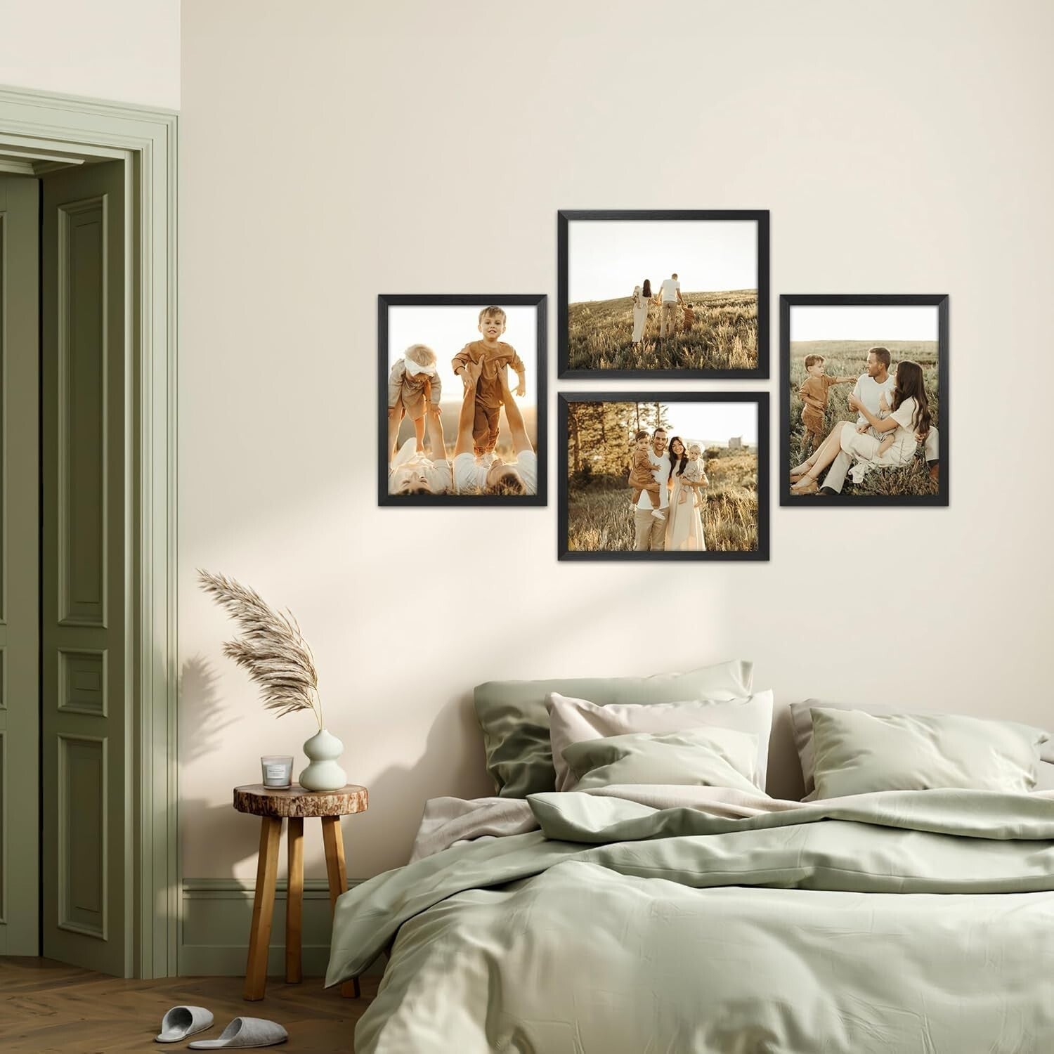 Stylish 11x14 Black Picture Frames - Perfect Gift for Loved Ones, 7-Pack