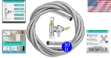 Load image into Gallery viewer, Effortless Installation Ice Maker Water Line Kit - 30' Stainless Steel Solution