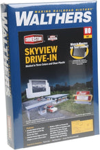 Load image into Gallery viewer, Portable HO Scale Skyview Drive-in Theater - Perfect for Model Railroad Scenes