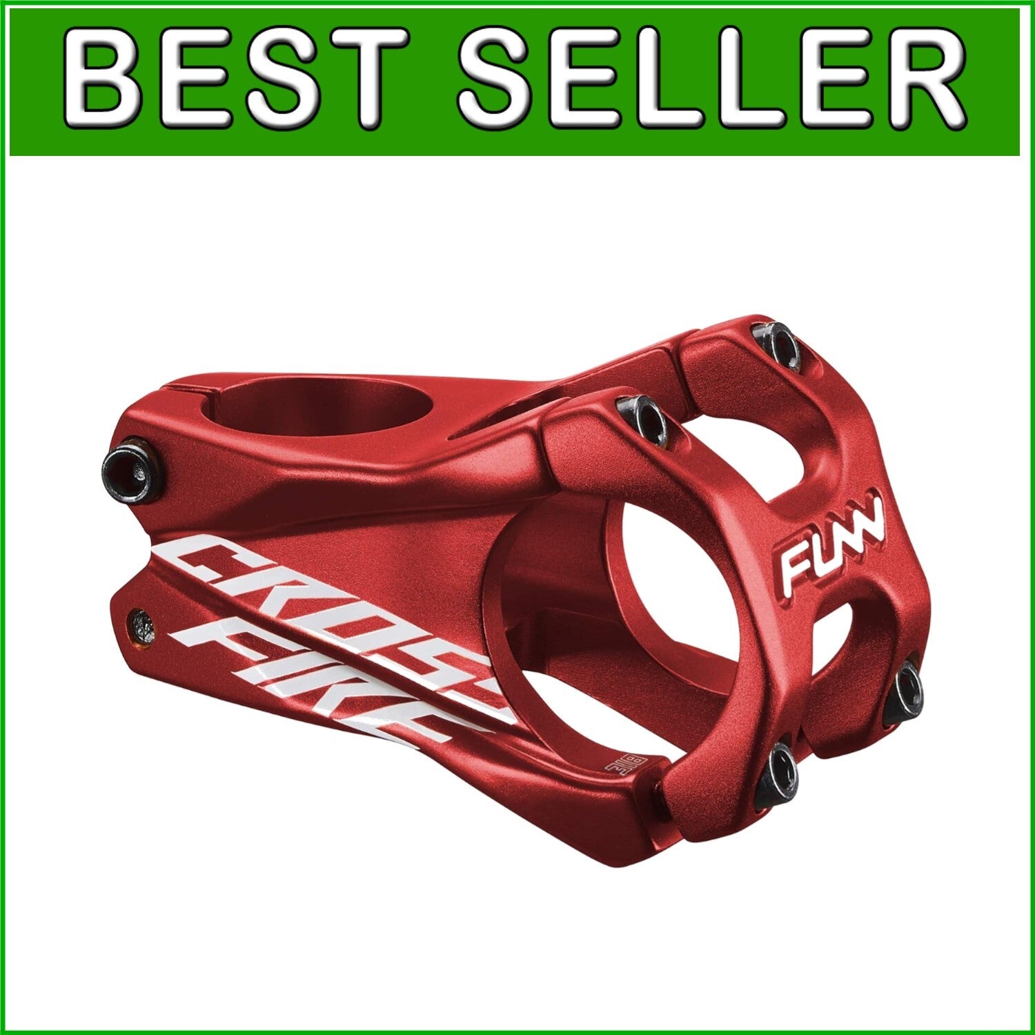 Crossfire Lightweight 31.8mm MTB Stem - Durable Alloy for Ultimate Performance