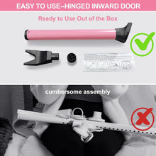 Load image into Gallery viewer, Premium 2-Pack Modern Pink Door Security Bar - Enhanced Protection Anywhere
