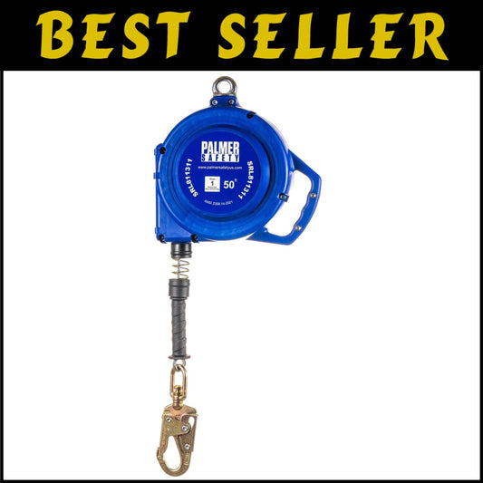 50 FT Self-Retracting Lifeline with Swivel Hook - ANSI Z359.14-2021 Compliant