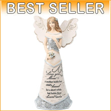 Load image into Gallery viewer, 7.5-Inch Polyresin Angel with Debossed Message - Cherished Keepsake for Mom