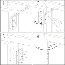 Load image into Gallery viewer, Versatile 3.5" Brushed Nickel Hinges Set - 42 Pack with 252 Screws Included