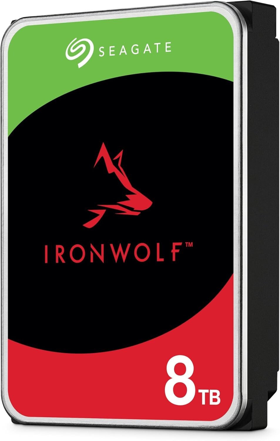 IronWolf 8TB NAS HDD - 3.5'' SATA 7200 RPM with 256MB Cache for High Performance