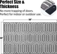 Load image into Gallery viewer, Versatile 36" x 59" Non-Slip Indoor Doormat - Durable and Stylish Entrance Rug