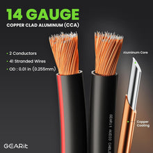 Load image into Gallery viewer, Lifetime Guaranteed 14AWG 200ft Speaker Cable - CCA with Flexibility &amp; Strength