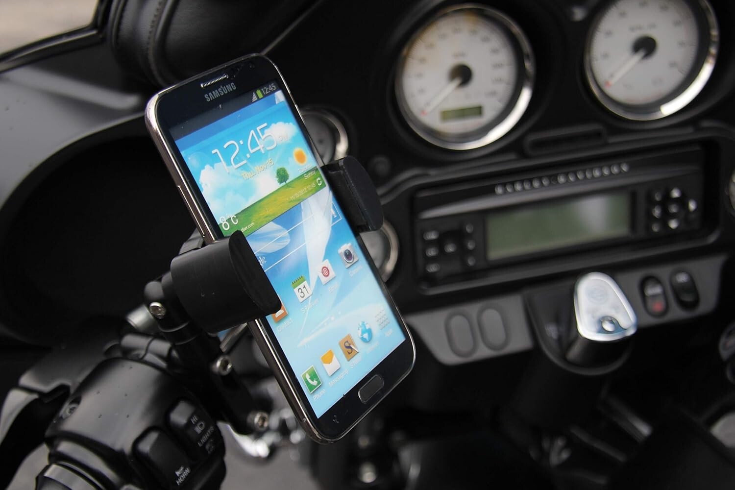 Durable Non-Slip Motorcycle Phone Holder - Compatible with All Smartphones