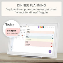 Load image into Gallery viewer, 15" Digital Family Calendar &amp; Interactive Chore Chart with Touchscreen Display