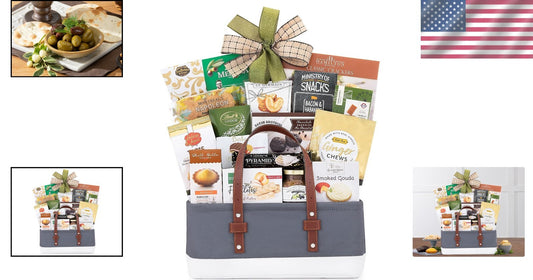 Deliciously Assorted Gift Basket - Perfect for Get Well Soon & Congratulations