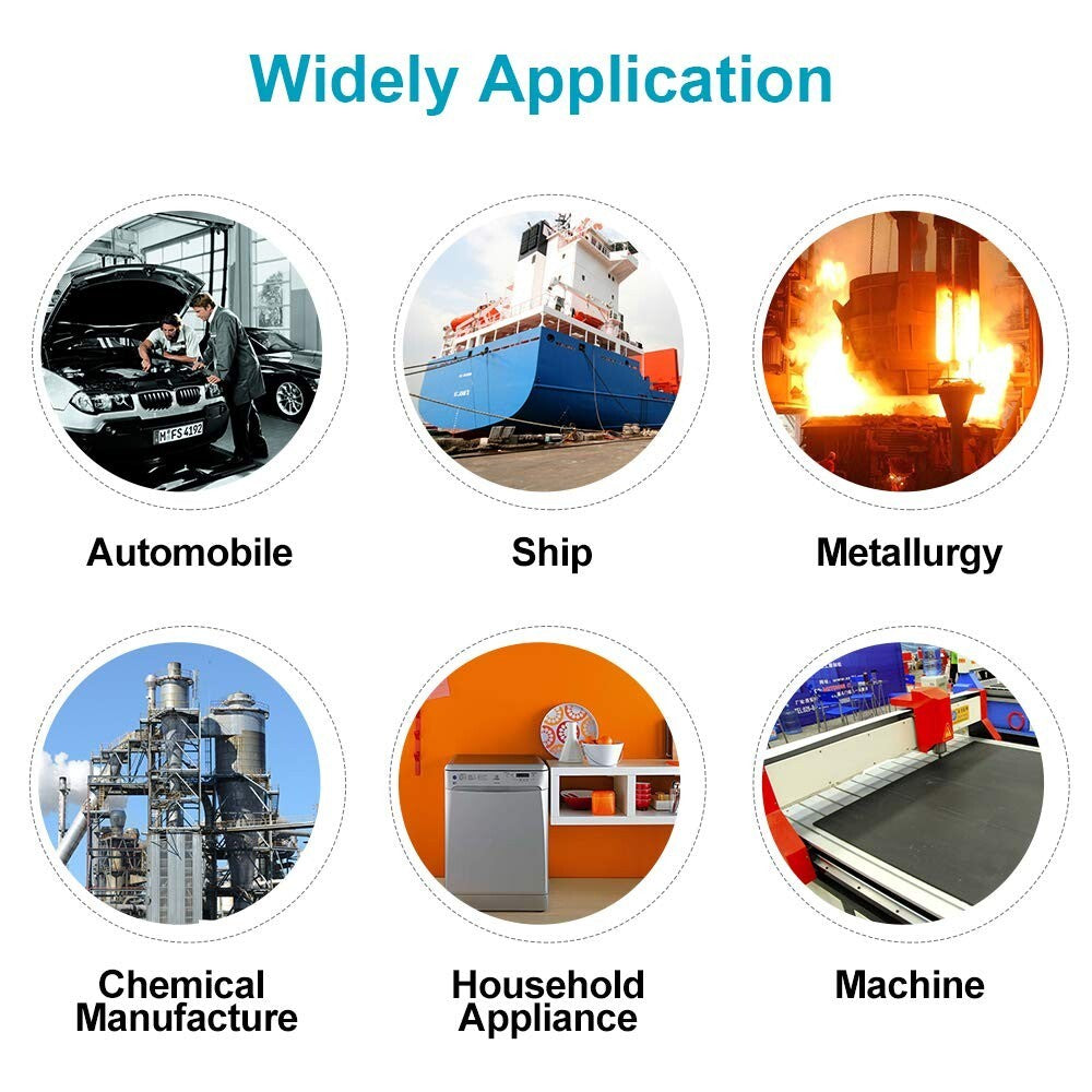 Ultrasonic Automotive Noise Finder Stethoscope with LED Signal Indicator - Black