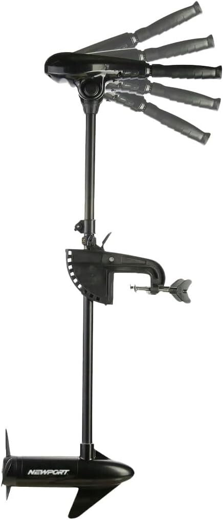 Lightweight 55lb Thrust Electric Trolling Motor - Durable Aluminum & Easy Mount
