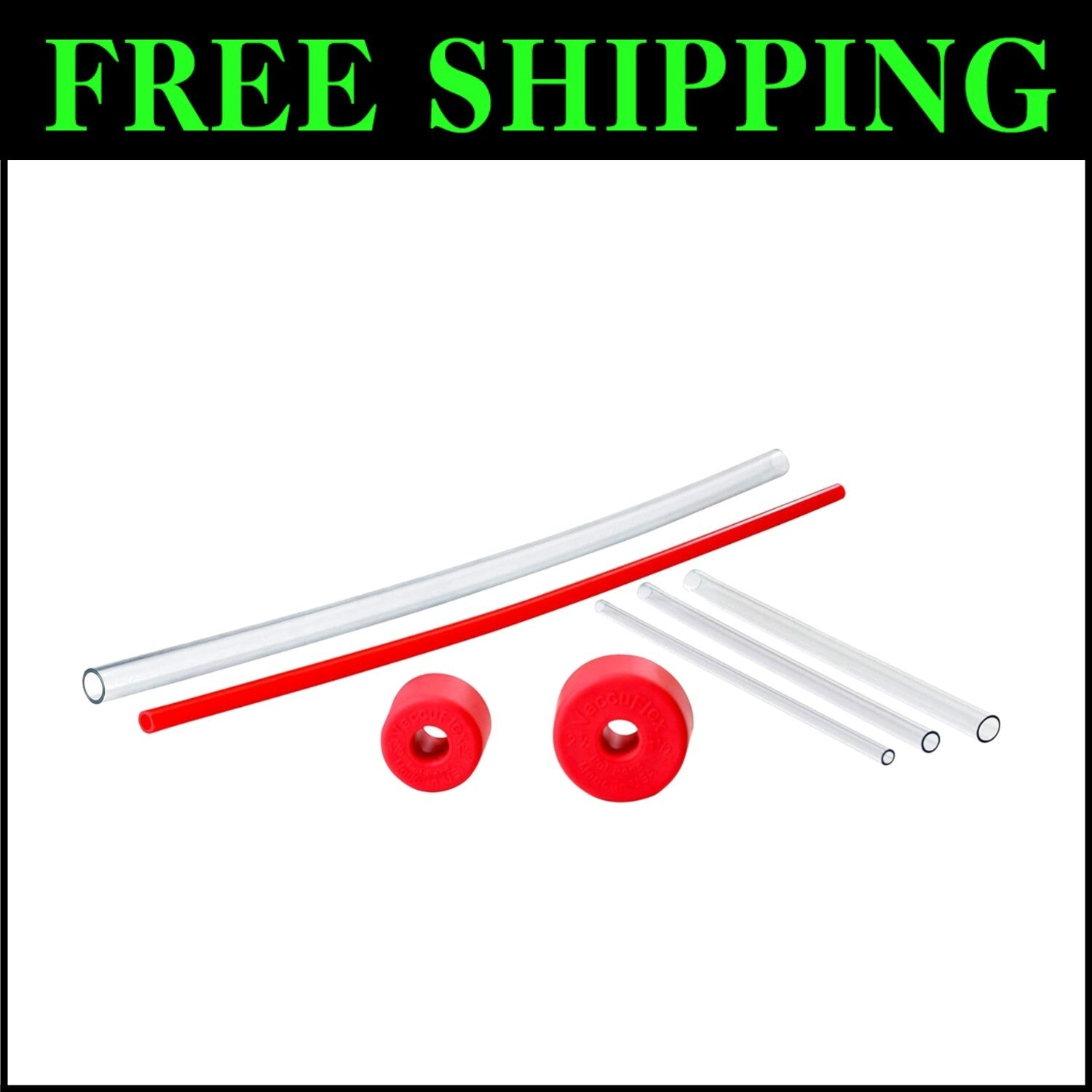 Customizable Vacuum Attachment Kit with Rigid and Flexible Tubes for Efficiency