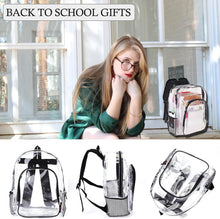 Load image into Gallery viewer, Heavy Duty Clear Backpack Set - Ideal for School, Sports, &amp; Travel (24 Pack)