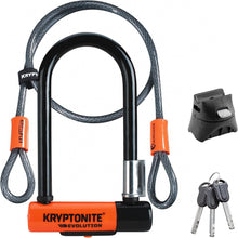 Load image into Gallery viewer, 13mm U-Lock with 4ft Security Cable &amp; Ergonomic Keys - Durable Anti-Theft Lock