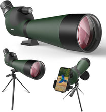 Load image into Gallery viewer, High-Definition 20-60x85 Waterproof Spotting Scope with Tripod for Outdoor Use