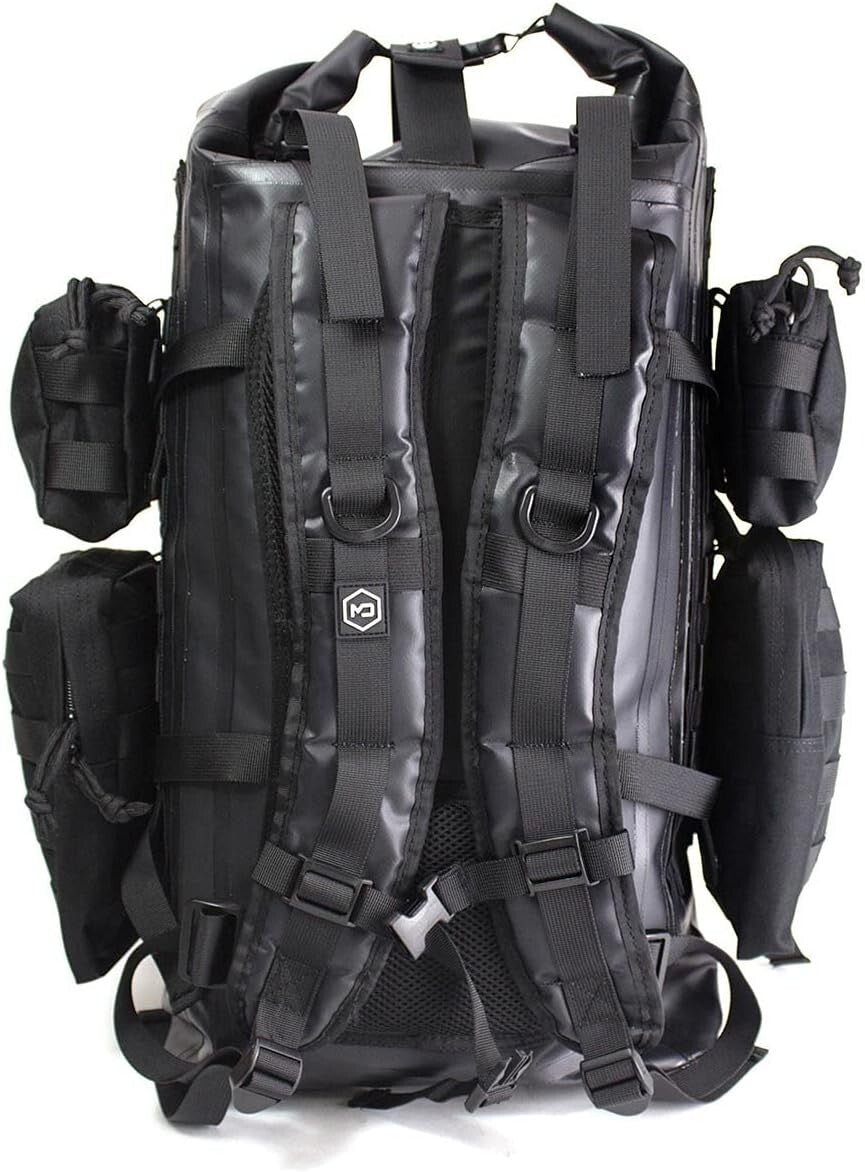 40L Military-Grade Waterproof Faraday Backpack with MOLLE System for Electronics