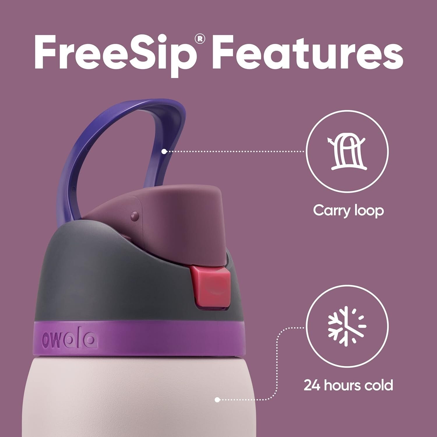 40 oz Insulated Stainless Steel Water Bottle with FreeSip Straw - Dreamy Field