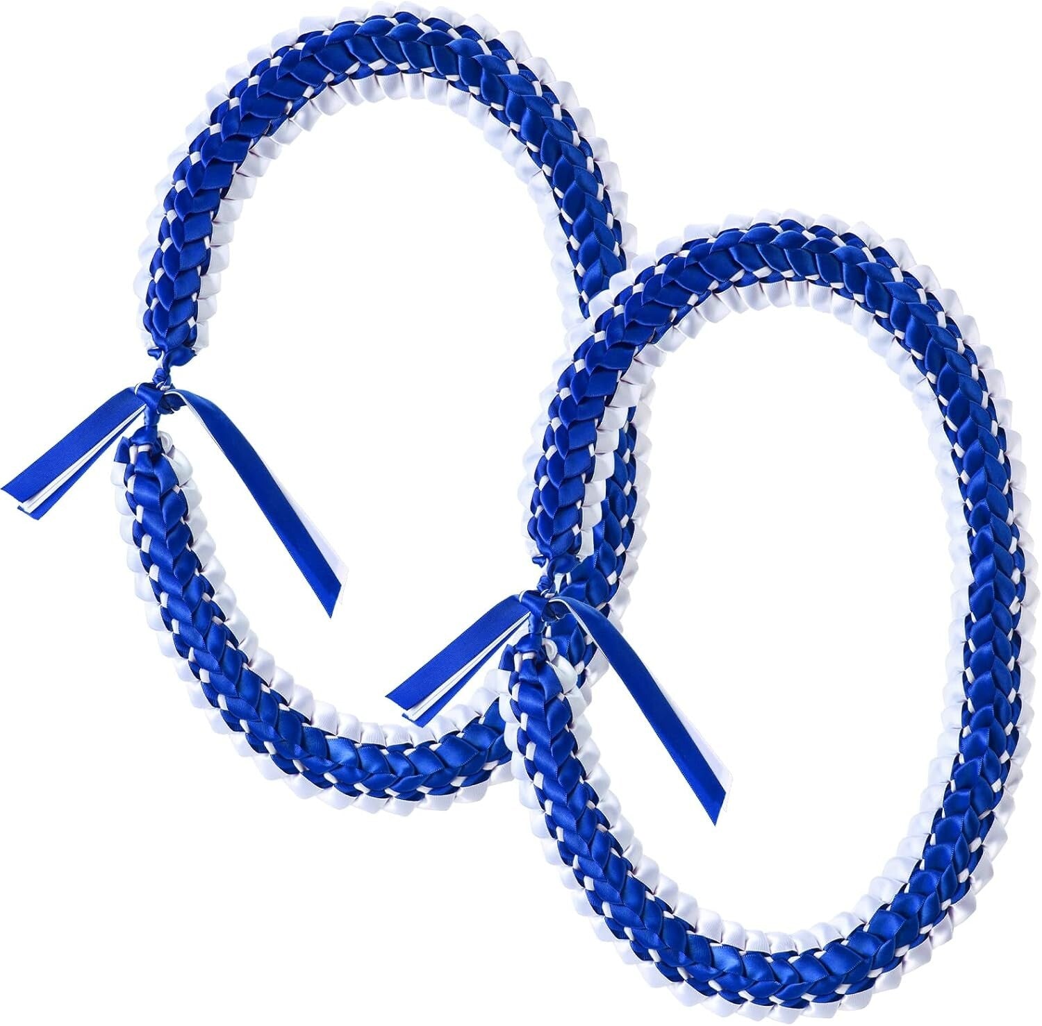 Elegant Double Braided Graduation Leis for Class of 2025 - Adjustable & Handmade