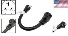 Load image into Gallery viewer, Premium Heavy-Duty NEMA 10-50P to 6-50R Adapter Cord, 50 Amp, 1.5FT Length