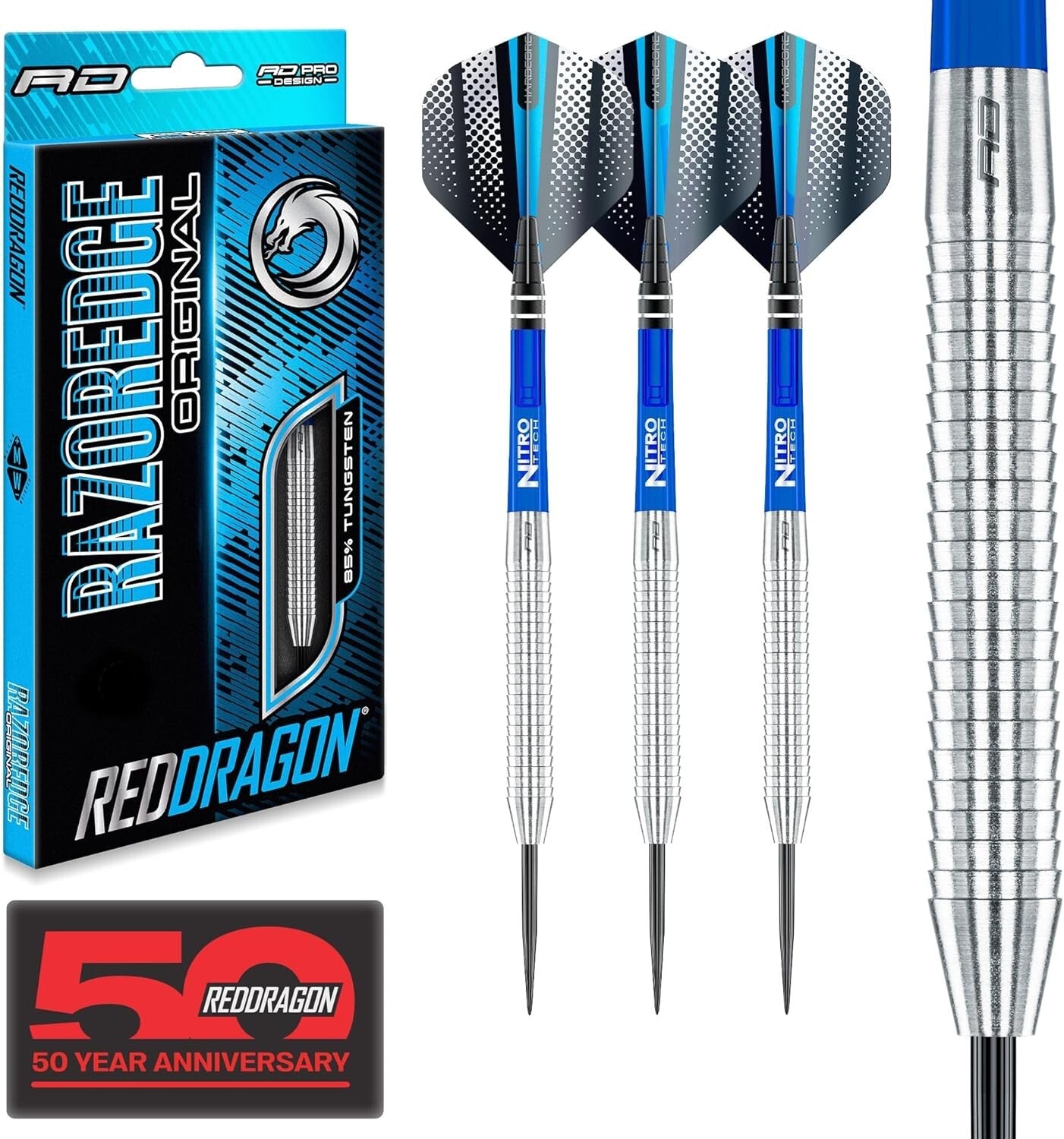 85% Tungsten Darts with Flights & Shafts – Superior Grip for Ultimate Precision
