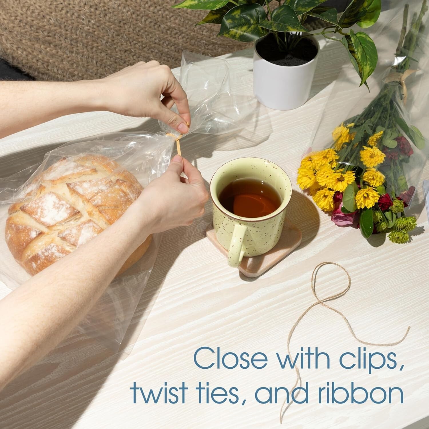 Bulk 1000 Pack 1.1 Mil Clear Poly Bags - Perfect for Bread Dough & Shipping