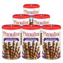Load image into Gallery viewer, Delicious Dark Chocolate Rolled Wafers – Ideal for Dipping and Gifting – 6-pack