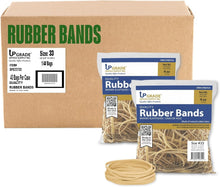 Load image into Gallery viewer, Versatile 10 lb Rubber Bands - 40 Bags of Natural Crepe, Perfect for Packaging