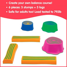 Load image into Gallery viewer, Step-a-Trail: Fun 6-Piece Kids Obstacle Course for Sensory Play and Coordination