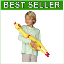 Load image into Gallery viewer, Loud Squeaking 29-Inch Rubber Chicken - Hilarious Novelty Gag for Any Occasion