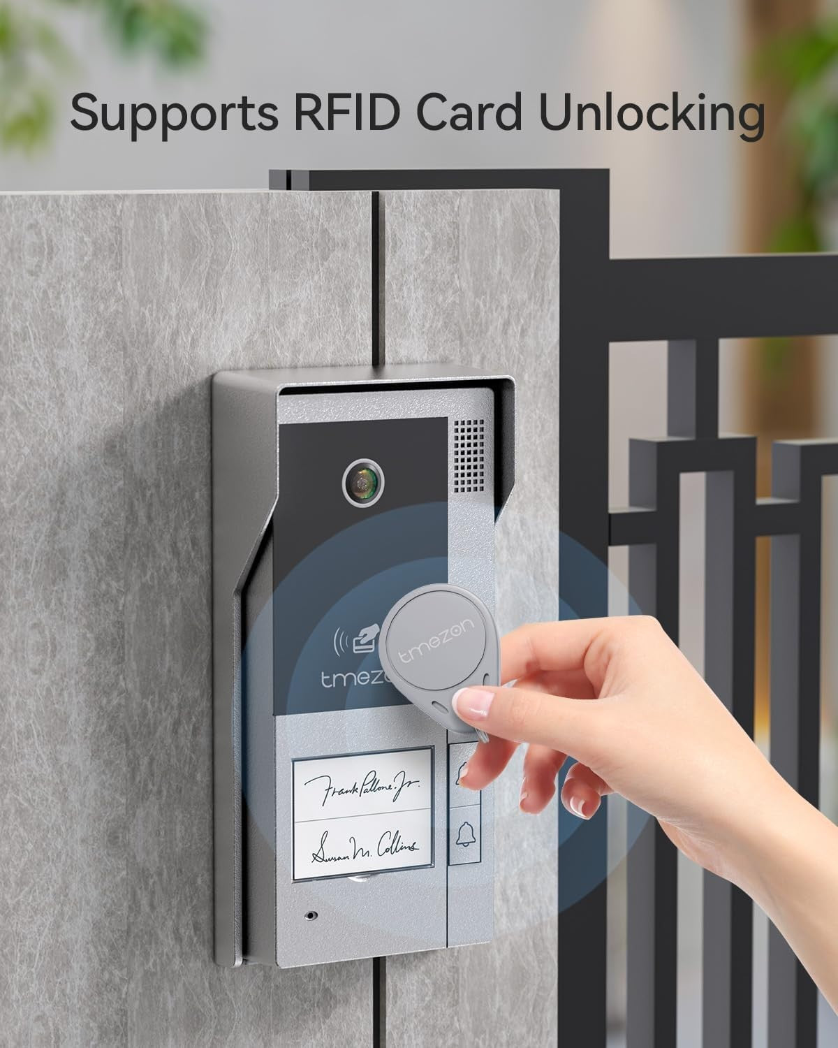 7" HD Touchscreen Video Intercom with Dual-Way Communication & Doorbell Camera