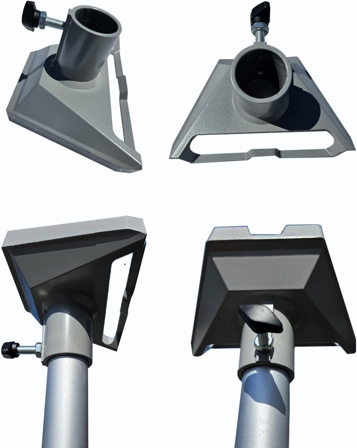 10FT Starlink Telescopic RV Antenna Pole with Quick-Install Mounting Bracket Kit