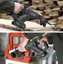 Load image into Gallery viewer, Cordless Circular &amp; Reciprocating Saw Kit with Battery, Charger, 7 Blades &amp; Bag