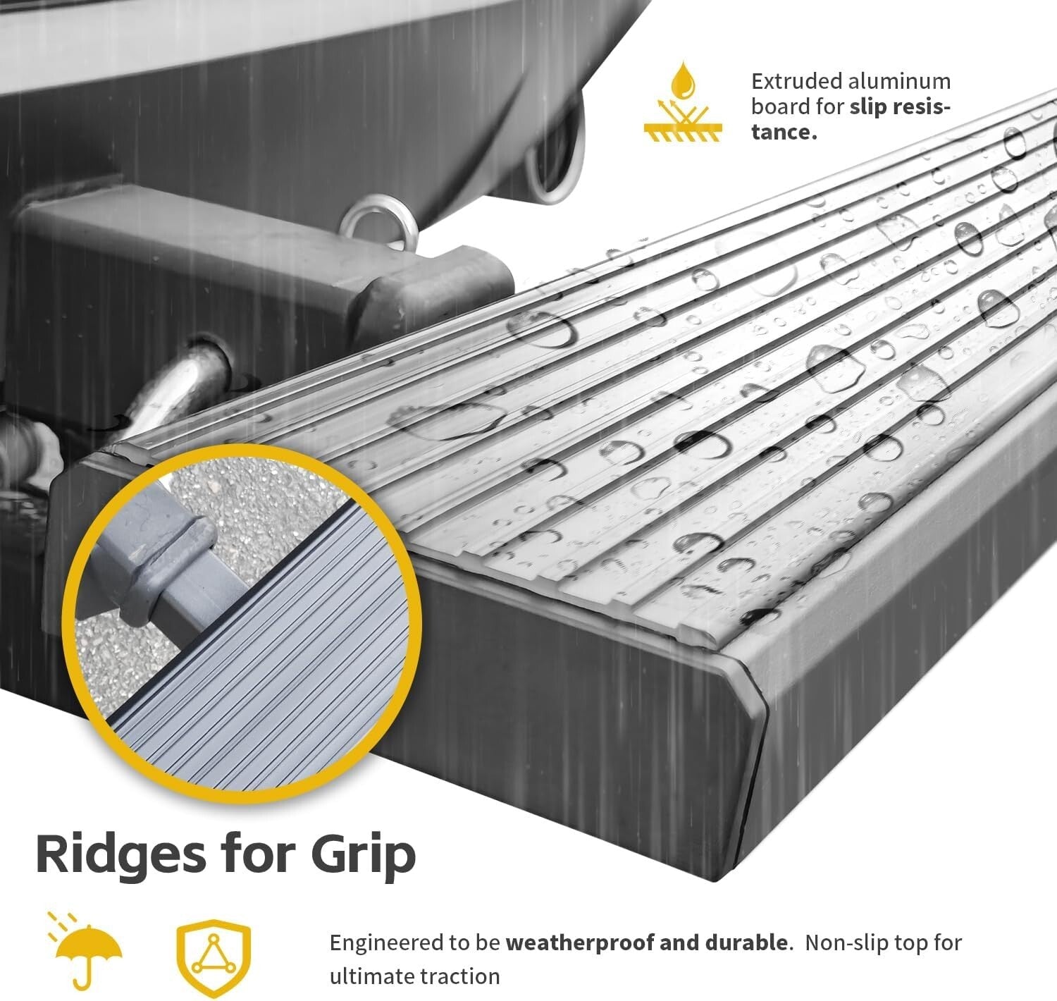 Durable 20" Hitch Step for SUVs - Non-Slip Bumper Guard & Easy Installation