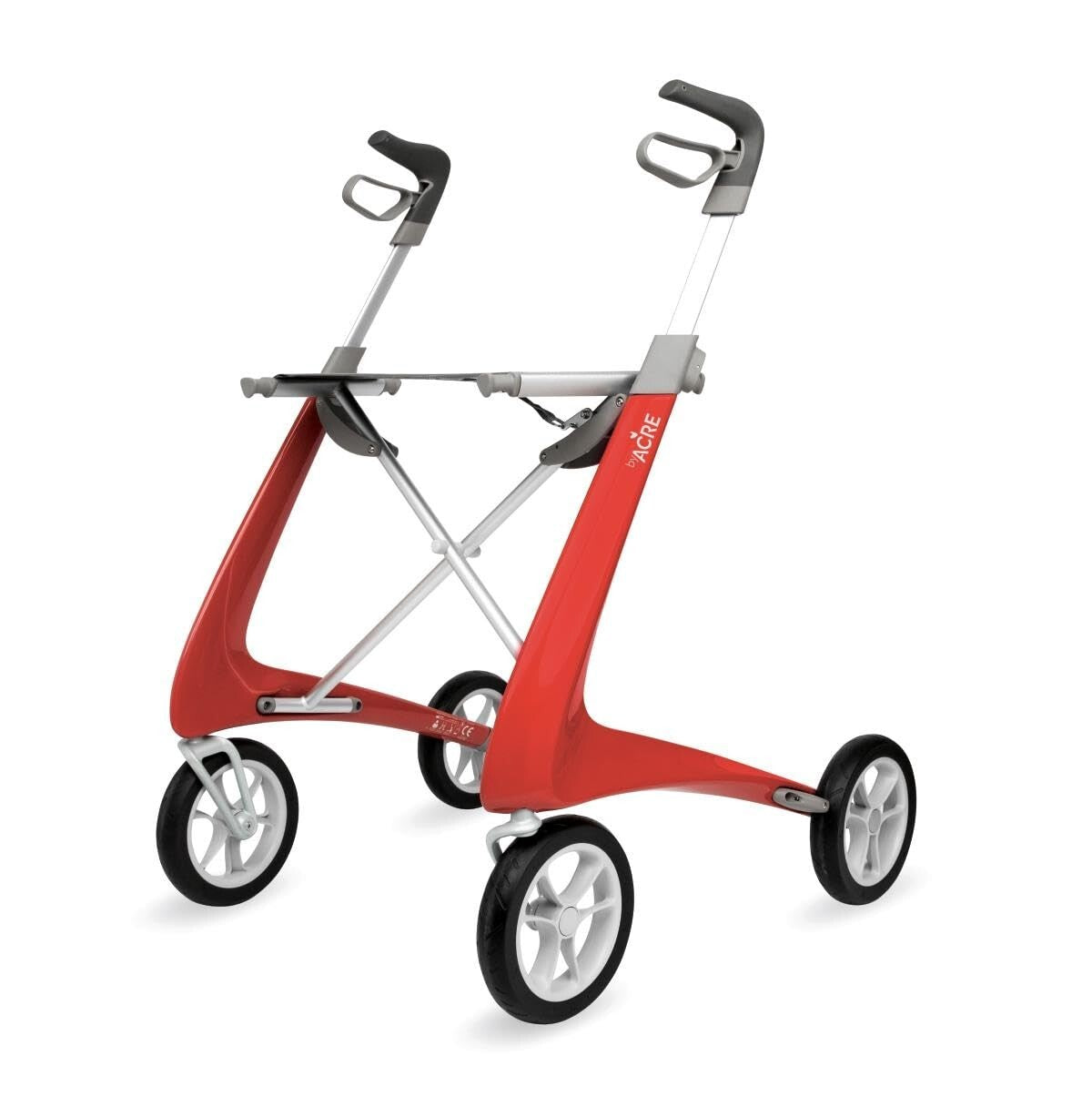 World's Lightest Carbon Fiber Rollator Walker - Easy Transport & Awarded Style
